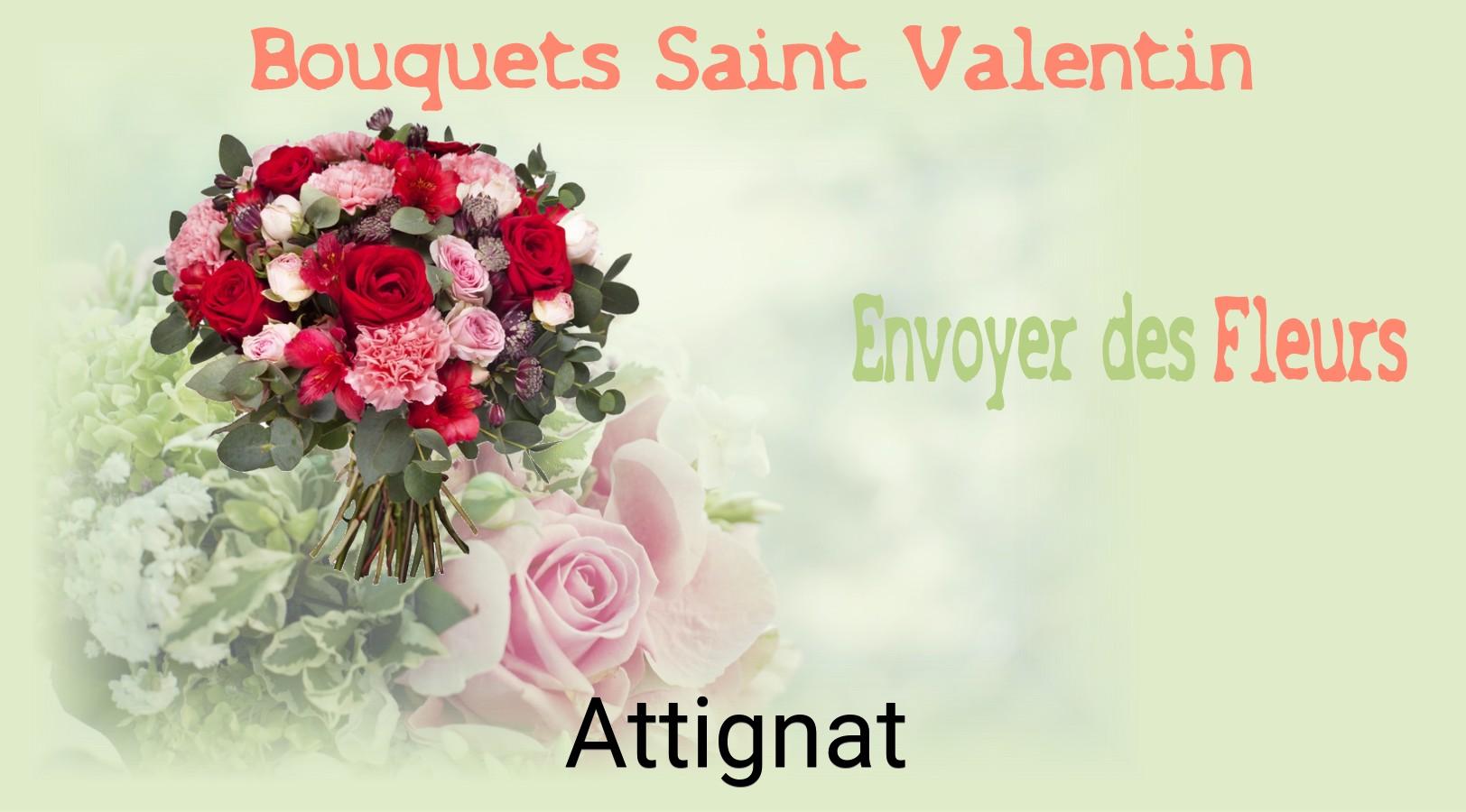 Roses de Saint-Valentin livrées à Attignat